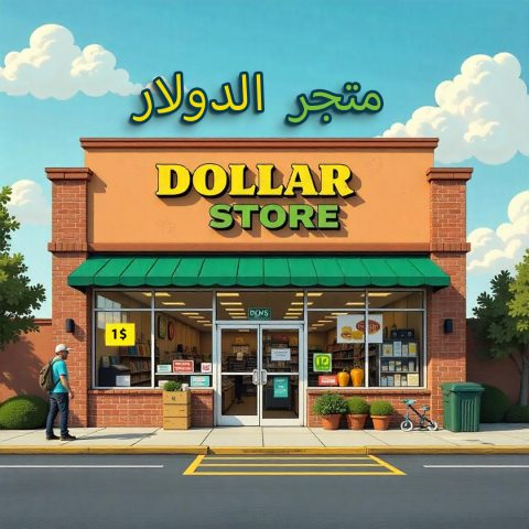 متجر بيع بالتجزئة بأسعار منخفضة يحتوي على منتجات منزلية متنوعة